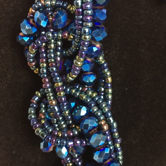 NEW!! GORGEOUS COBALT Necklace & Earrings Set!! - Picture 4 of 4